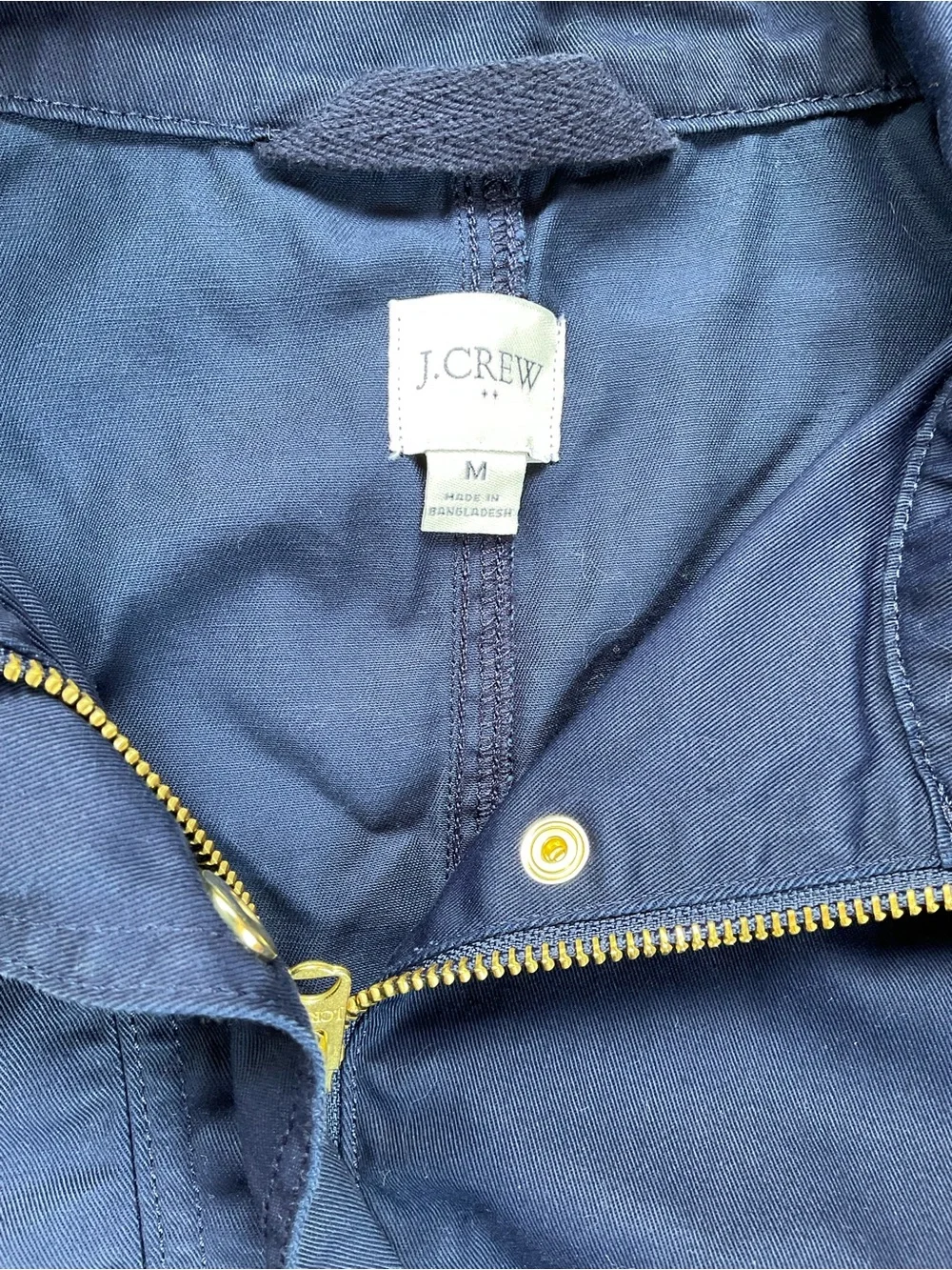 J. Crew Twill Utility Jacket Sz M
